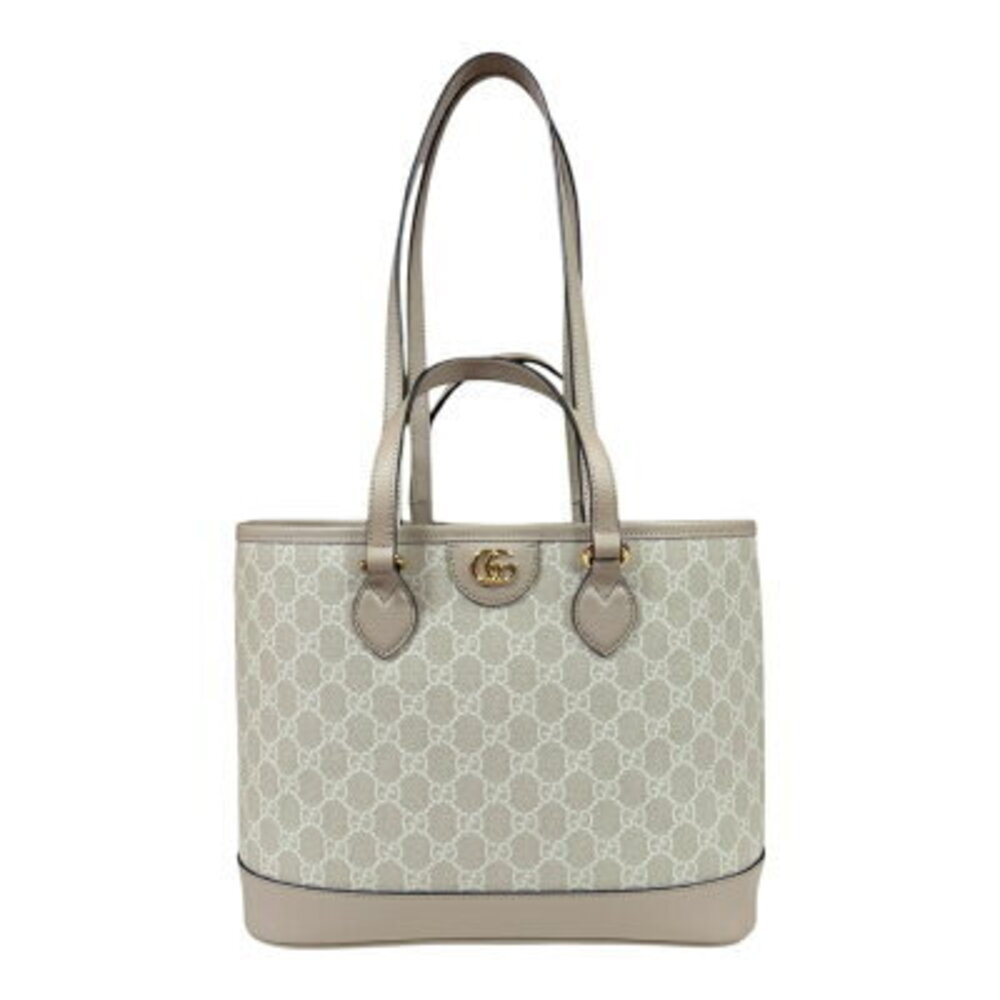 Gucci GG Supreme Tote Bag Canvas Beige